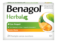 Benagol Herbal pastiglie gusto Miele