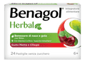 Benagol Herbal pastiglie gusto Menta e Ciliegia